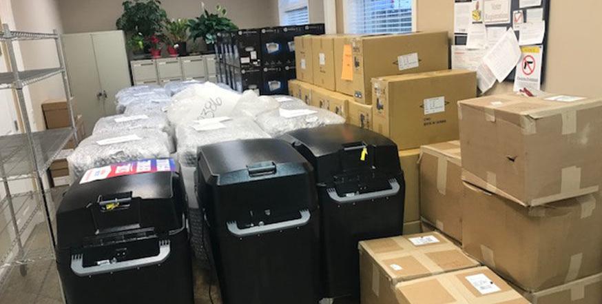 New voting equipment arrives